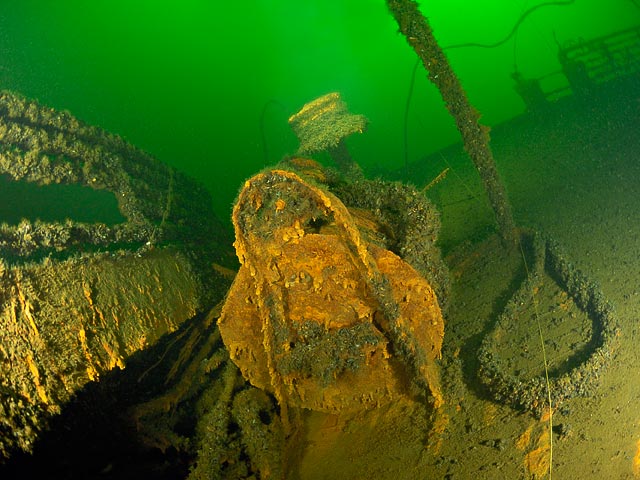 Vrak lodi Wilhelm Gustloff, Baltsk moe, Polsko, foto: Radoslav Husk