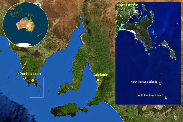 Satelitn mapa (foto NASA, zpracoval Tom Sldek)