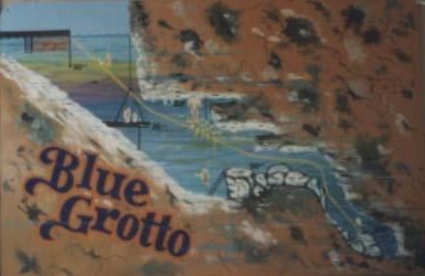 Blue Grotto - plánek
