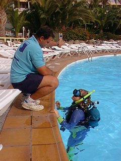 Výcvik v bazénu