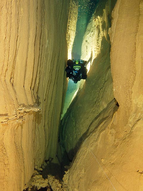 Jeskyn Bue Marino, Sardinie, na fotografii Kamila Svobodov, foto: Radoslav Husk